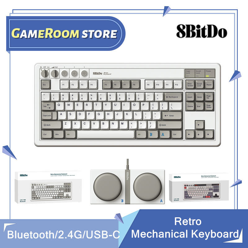 8Bitdo Retro Mechanical Keyboa - Retro Gaming Com avaliação e preço