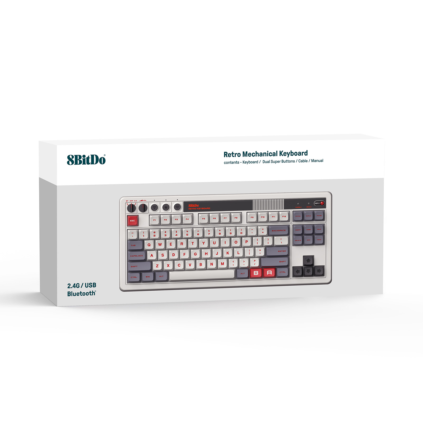 8Bitdo Retro Mechanical Keyboa - Retro Gaming Com avaliação e preço