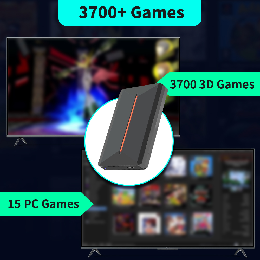 Launchbox OS 500GB Portable Ga - Retro Gaming Com avaliação e preço