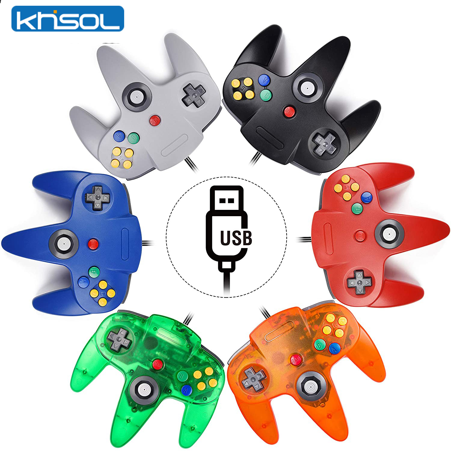 N64 Controller Classic USB Wir - Nes Controller Usb avaliação e preço