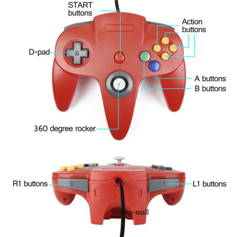 N64 Controller Classic USB Wir - Nes Controller Usb avaliação e preço