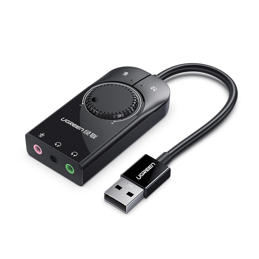 UGREEN USB Sound Card External - Controller Adapter Usb avaliação e preço