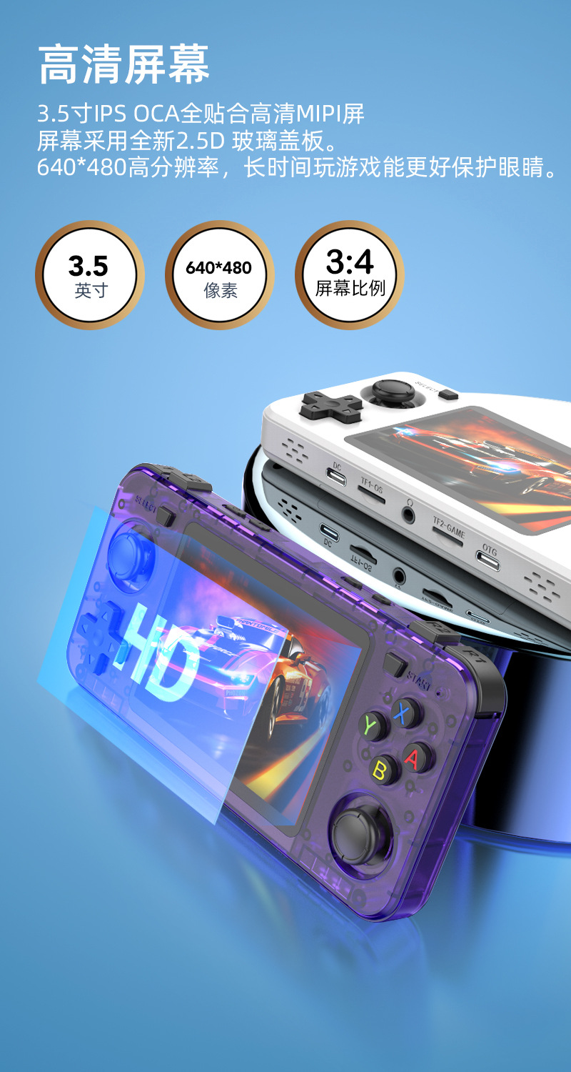 New R36H Retro Handheld Consol - Retro Gaming R36S avaliação e preço