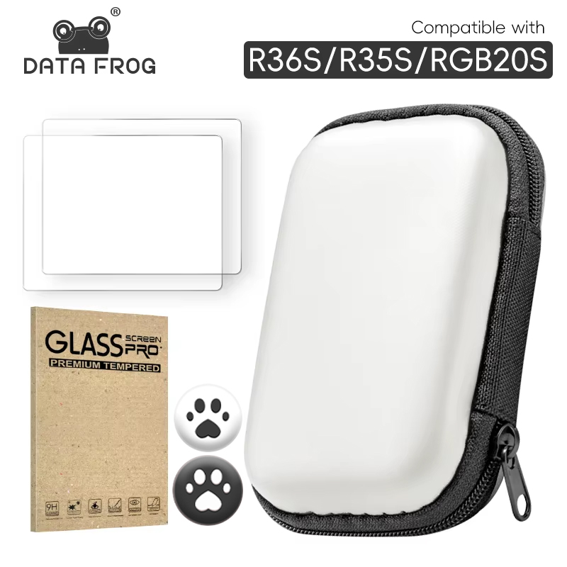 DATA FROG Tempered Glass Scree - Retro Gaming R36S avaliação e preço