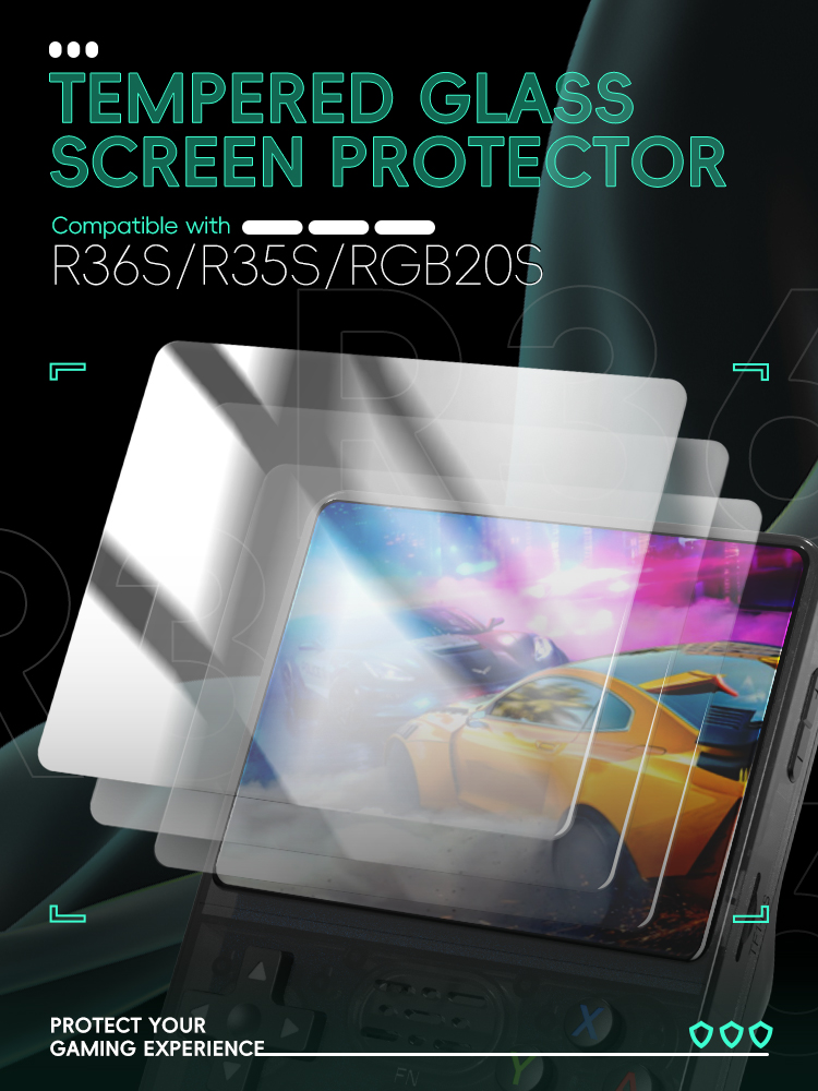 DATA FROG Tempered Glass Scree - Retro Gaming R36S avaliação e preço