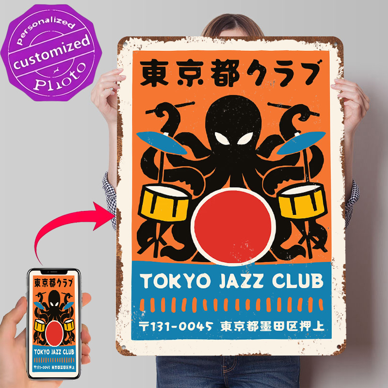 Tokyo Jazz Club Metal Poster C - Retro Gaming Tokyo avaliação e preço